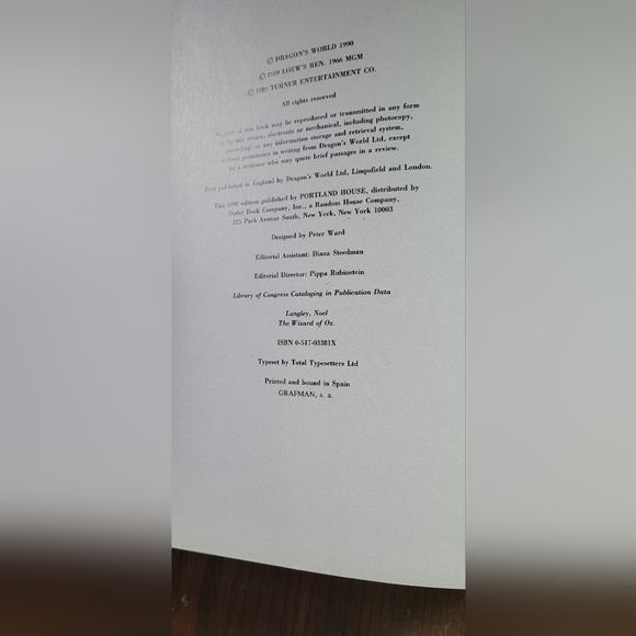 Vintage 50th Anniversary Book, Original Scripts and Songs for The Wizard of Oz - Picture 4 of 5